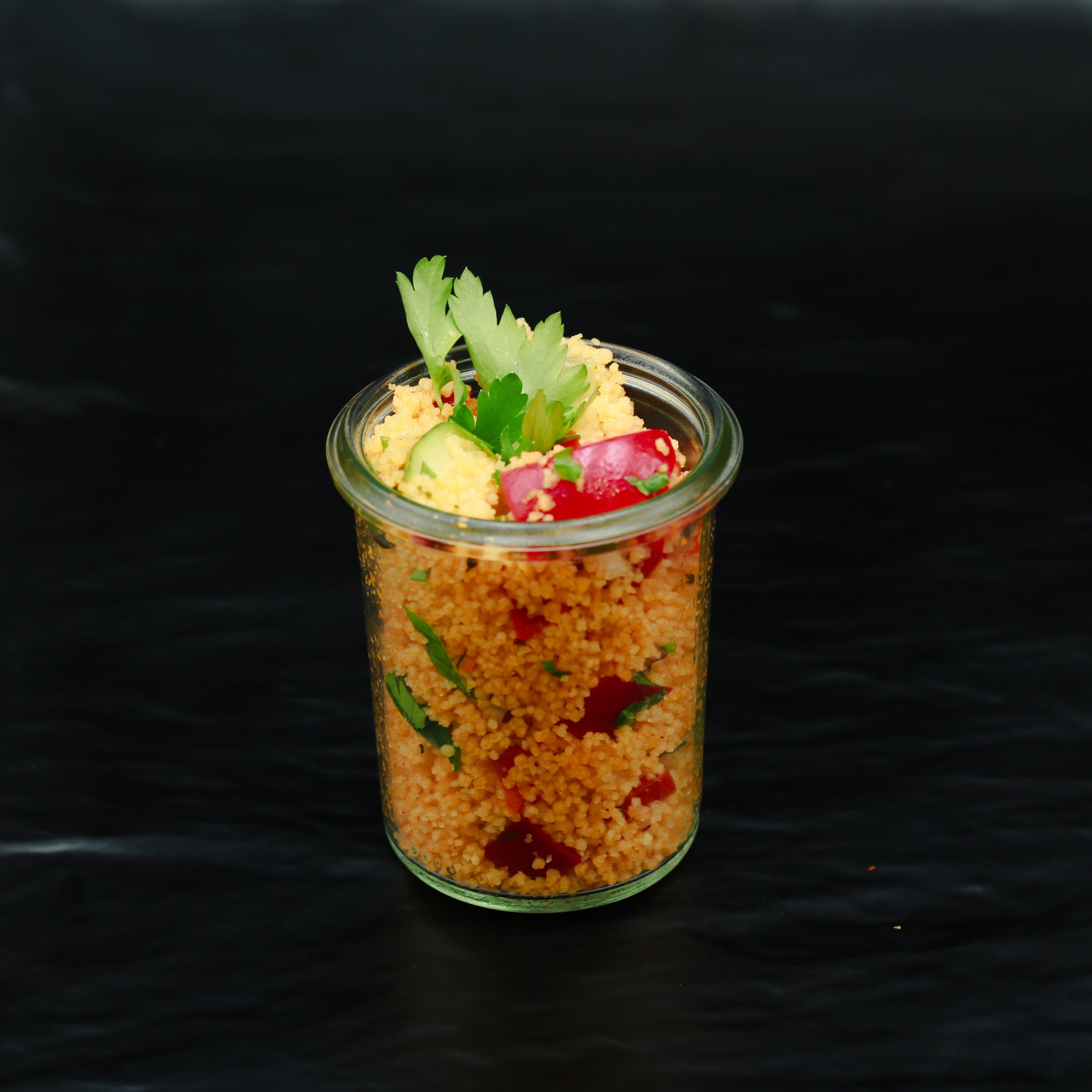 Bulgur Bowl im Glas