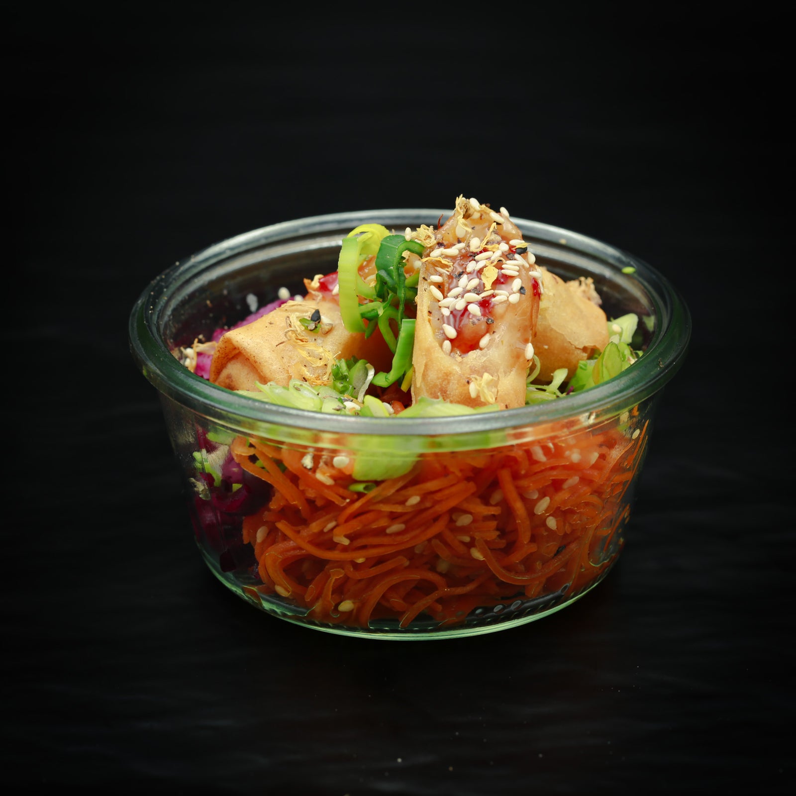 Frühlingsrolle l Sprosse l Karotte l Sweet-Chilli