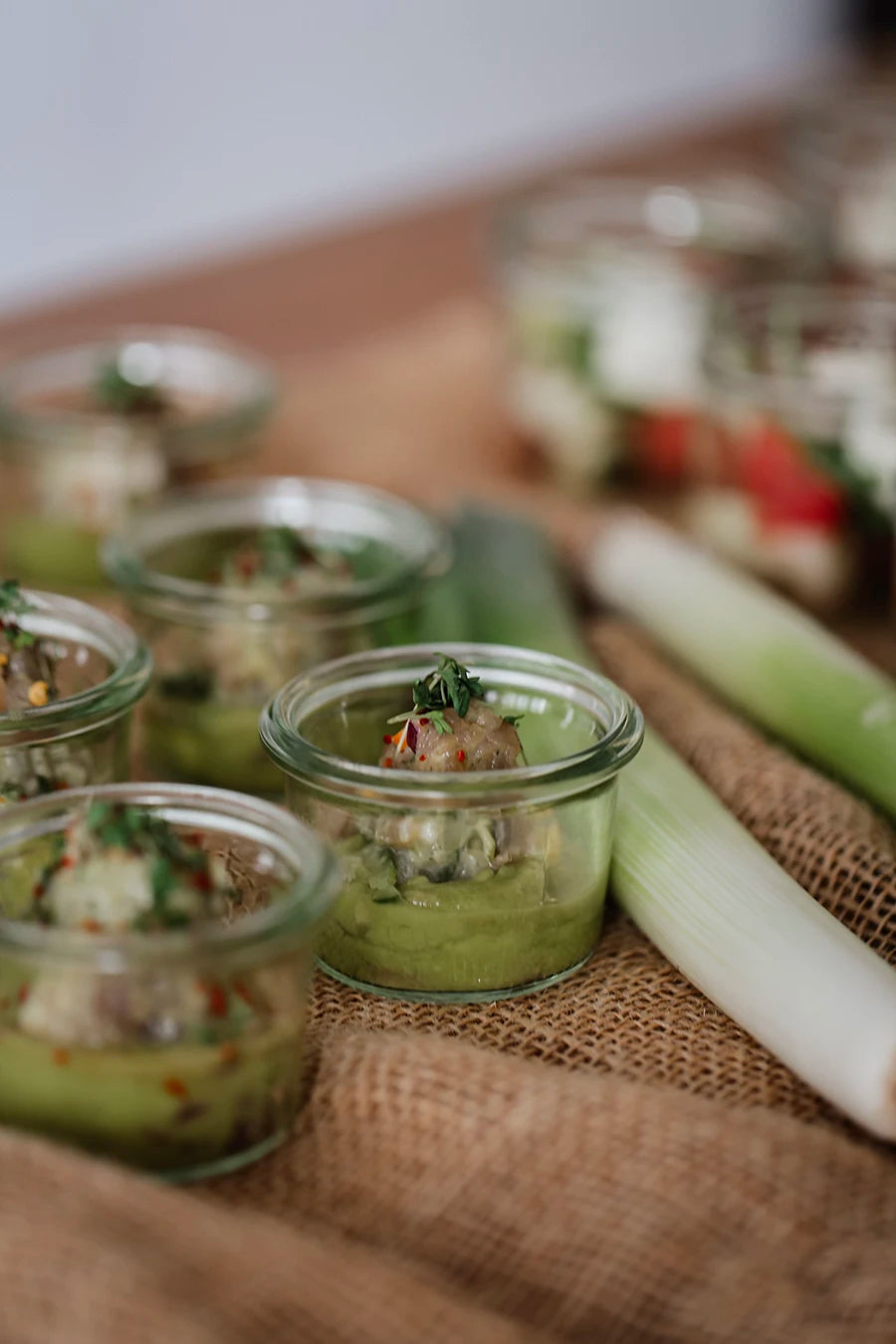 Fingerfood im Glas für Business Catering in Düsseldorf