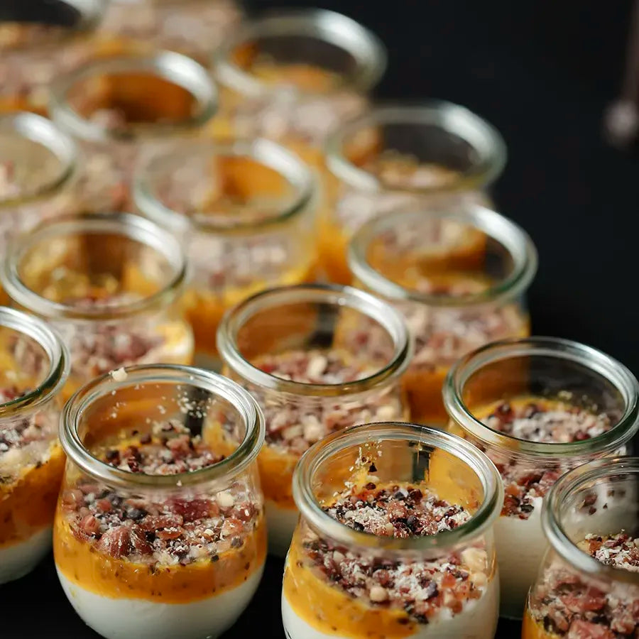 Variationen Desserts im Glas im Glas als Symbolbild für die dazugehörige Catering Mappe