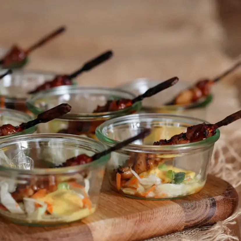 Variationen Fingerfood im Glas als Symbolbild für die dazugehörige Catering Mappe