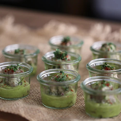 Fingerfood im Glas für Empfang und Networking